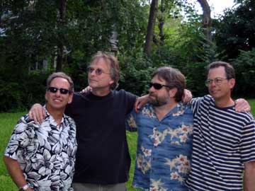 Jeff, Paul, Greg, Terry at 1227 Manheim, Electric House, 2004